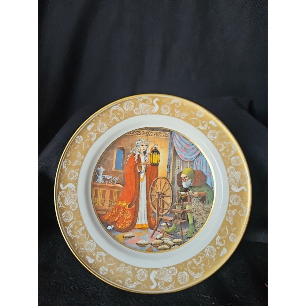 Rumpelstiltskin The Grimm's Fairy Tales Plates 1978 Franklin Mint LE